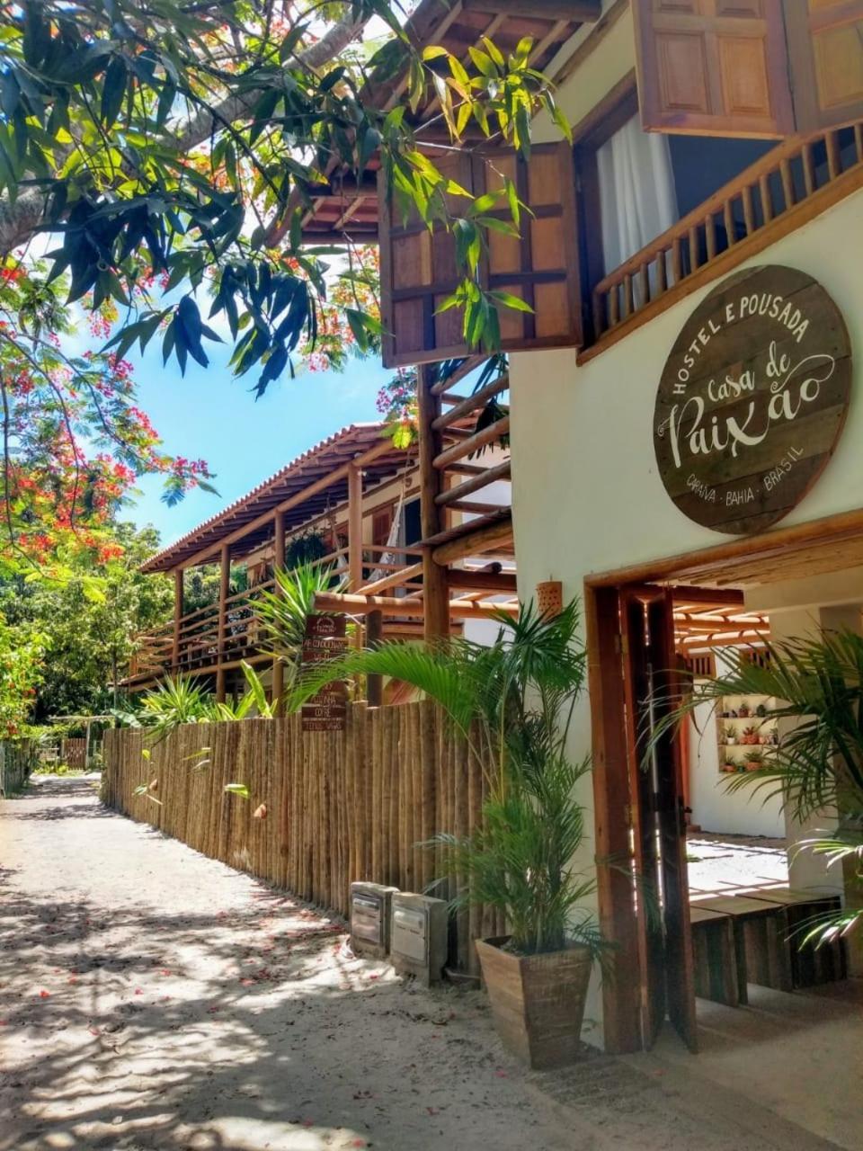 Hostel Casa De Paixao Caraíva Exterior foto